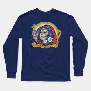 Blue Catrina Long Sleeve T-Shirt